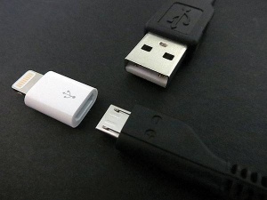 Samo za Applove telefone potrebujemo poseben adapter, vsi ostali uporabljajo micro USB.